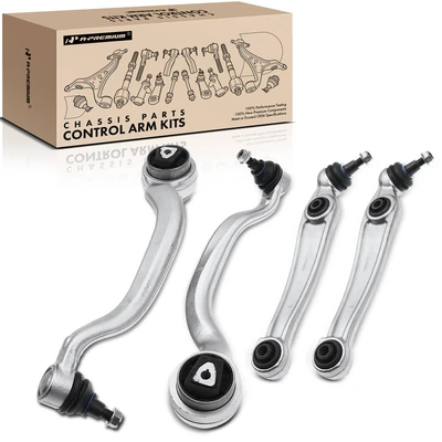 4 Pcs Front Lower Forward & Rearward Control Arm with Ball Joint