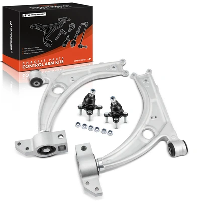4pc Control Arm and Ball Joint Kit, Front Driver & Passenger with Ball Joint A-Premium APCA4905