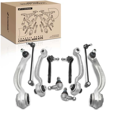 2014 Mercedes-Benz E400 A Set of 10 Control Arm Ball Joint Sway Bar Link Tie Rod End Kit Front Side A-Premium APCA4915