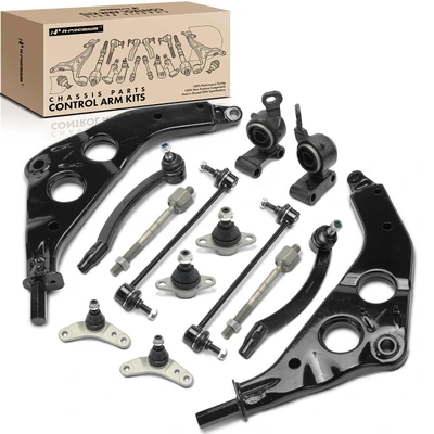 14 Pcs Control Arm & Stabilizer Bar Link & Tie Rod End
