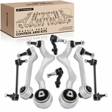 2007-2013 BMW 328i A Set of 8 Control Arm Sway Bar Link and Tie Rod End Kit Front Side A-Premium APCA4921