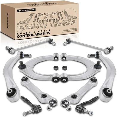10 Pcs Control Arm & Ball Joint Assembly Sway Bar Link