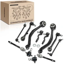 12 Pcs Control Arm & Stabilizer Bar Link & Tie Rod End