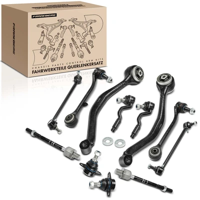 12 Pcs Control Arm & Stabilizer Bar Link & Tie Rod End