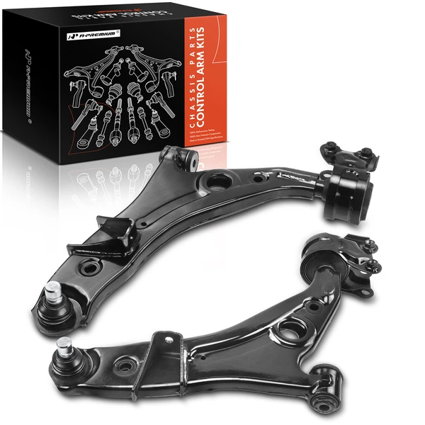 2007-2015 Lincoln MKX 2-Pc Control Arm and Ball Joint Kit, Front Lower with Ball Joint A-Premium APCA3058