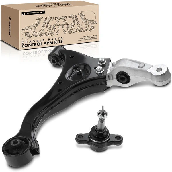 2006-2010 Hyundai Sonata A Set of 2 Control Arm and Ball Joint Kit Front Right Lower A-Premium APCA3081