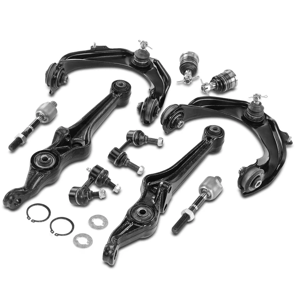 2001-2003 Acura CL A Set of 10 Control Arm Ball Joint Sway Bar Link Tie Rod End Kit Front Side A-Premium APCA3084