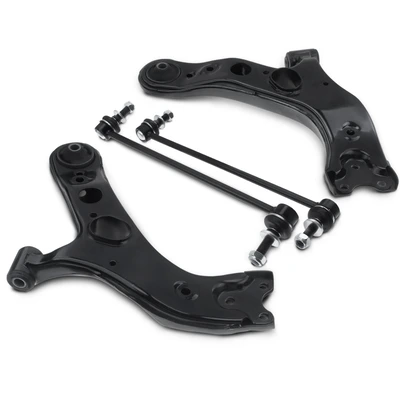 4 Pcs Front Control Arm Sway Bar Link