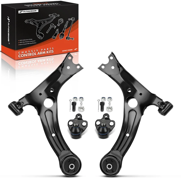 A Set of 4 Control Arm and Ball Joint Kit Front Side A-Premium APCA3127