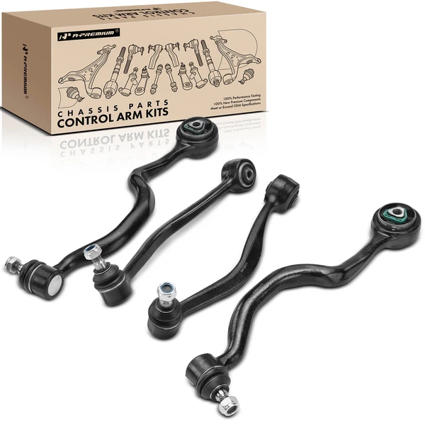 4-Pc Control Arm and Ball Joint Kit, Front Driver & Passenger with Ball Joint A-Premium APCA3128