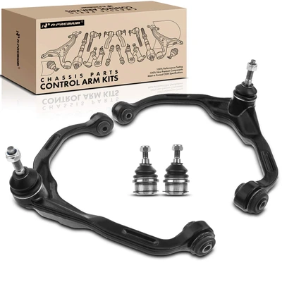4 Pcs Front Control Arm with Ball Joint
