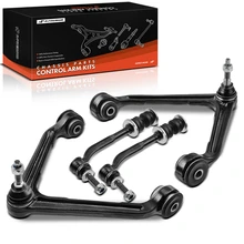 2004-2009 Dodge Durango A Set of 4 Control Arm and Sway Bar Link Kit Front Side A-Premium APCA3137