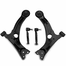 4 Pcs Front Control Arm & Tie Rod End