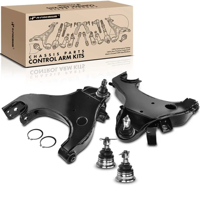 4 Pcs Front Control Arm with Ball Joint