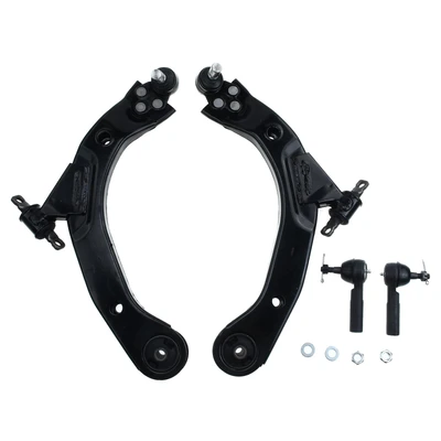4 Pcs Front Control Arm Tie Rod End