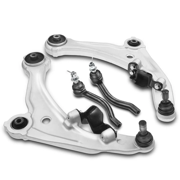 2007-2013 Nissan Altima A Set of 4 Control Arm and Tie Rod End Kit Front Side A-Premium APCA3151