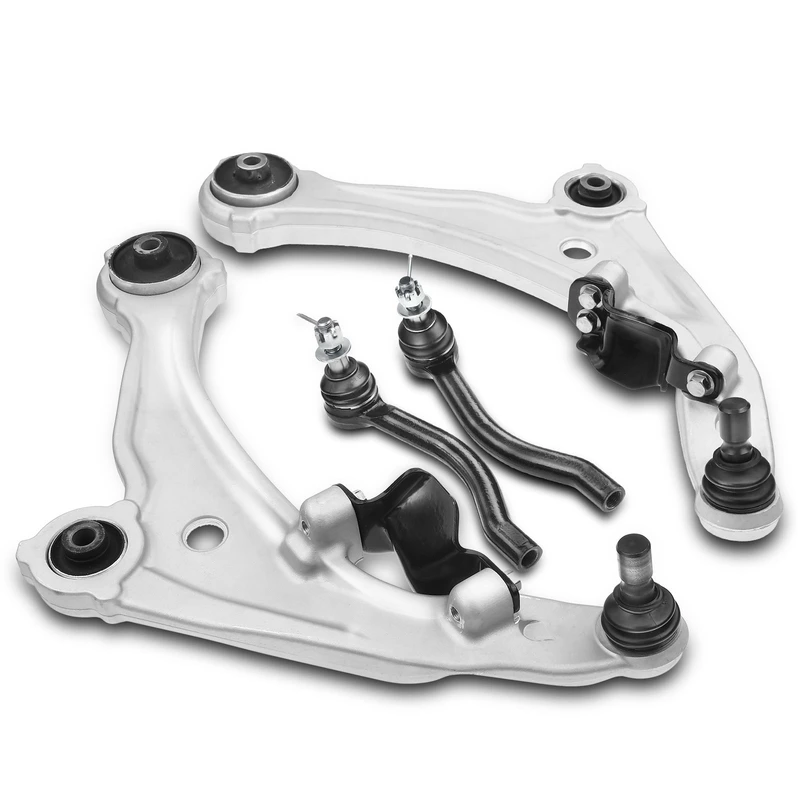 2007-2013 Nissan Altima A Set of 4 Control Arm and Tie Rod End Kit Front Side A-Premium APCA3151