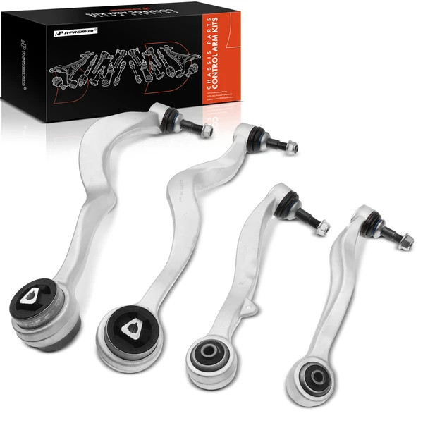 4-Pc Control Arm, Front Lower Forward & Rearward with Ball Joint A-Premium APCA3162