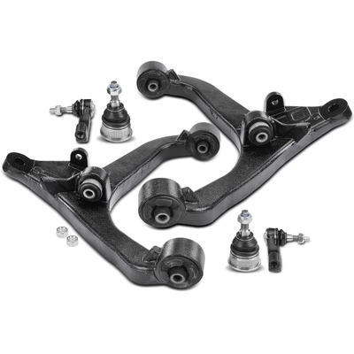 6 Pcs Control Arm & Ball Joint & Tie Rod End