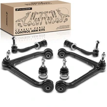 2004-2009 Dodge Durango A Set of 6 Control Arm Ball Joint and Sway Bar Link Kit Front Side A-Premium APCA3215