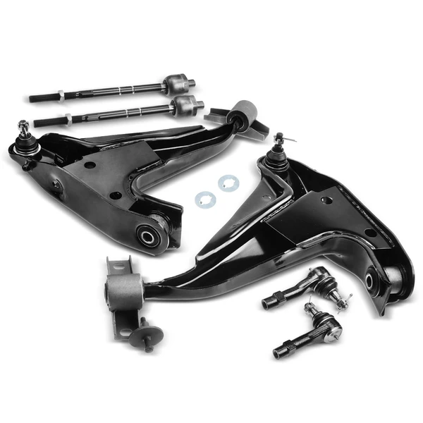 2002-2003 Mercury Mountaineer A Set of 6 Control Arm and Tie Rod End Kit Front Side A-Premium APCA3216