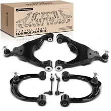 6 Pcs Front Control Arm with Ball Joint Sway Bar Link Kit