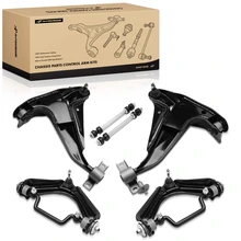 2002-2005 Ford Explorer A Set of 6 Control Arm and Sway Bar Link Kit Front Side A-Premium APCA3243