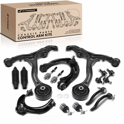 14 Pcs Control Arm & Sway Bar & Tie Rod Kit