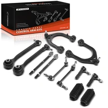 2008-2014 Dodge Challenger A Set of 12 Control Arm Ball Joint Tie Rod and Sway Bar Link Kit Front Side A-Premium APCA3275