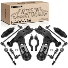 12 Pcs Control Arm & Stabilizer Bar Link & Tie Rod End