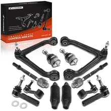 2004-2009 Dodge Durango A Set of 12 Control Arm Ball Joint Tie Rod and Sway Bar Link Kit Front & Rear A-Premium APCA3286