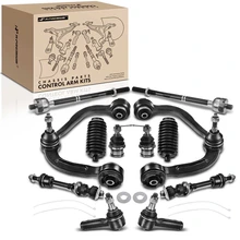 12 Pcs Front Control Arm with Ball Joint Sway Bar Link