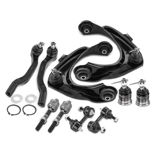2001-2003 Acura CL A Set of 10 Control Arm Ball Joint Sway Bar Link Tie Rod End Kit Front Side A-Premium APCA3324