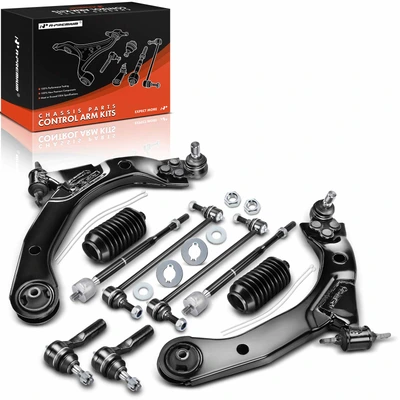 10 Pcs Control Arm Ball Joint & Sway Bars & Tie Rods