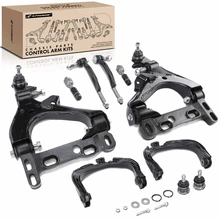 2004-2007 GMC Envoy A Set of 10 Control Arm Ball Joint and Tie Rod End Kit Front Side A-Premium APCA3342