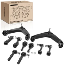10 Pcs Front & Rear Control Arm with Ball Joint Stabilizer Bar Link