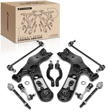 2006-2018 Toyota RAV4 A Set of 10 Control Arm Ball Joint Tie Rod and Sway Bar Link Kit Front & Rear A-Premium APCA3355