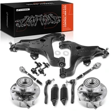 12 Pcs Front Wheel Hub Bearing Control Arm Ball Joint Kit