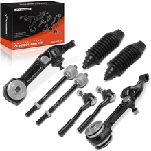 2000-2006 Mercedes-Benz S430 A Set of 8 Control Arm Ball Joint and Tie Rod End Kit Front Side A-Premium APCA3375