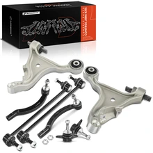2000-2006 Volvo S80 A Set of 8 Control Arm Ball Joint Sway Bar Link Tie Rod End Kit Front Side A-Premium APCA3399