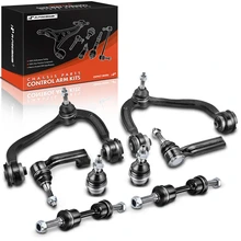 2007-2017 Ford Expedition A Set of 8 Control Arm Ball Joint Sway Bar Link Tie Rod End Kit Front Side A-Premium APCA3407