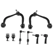 2004-2005 Ford F-150 A Set of 8 Control Arm Ball Joint Sway Bar Link Tie Rod End Kit Front Side A-Premium APCA3427