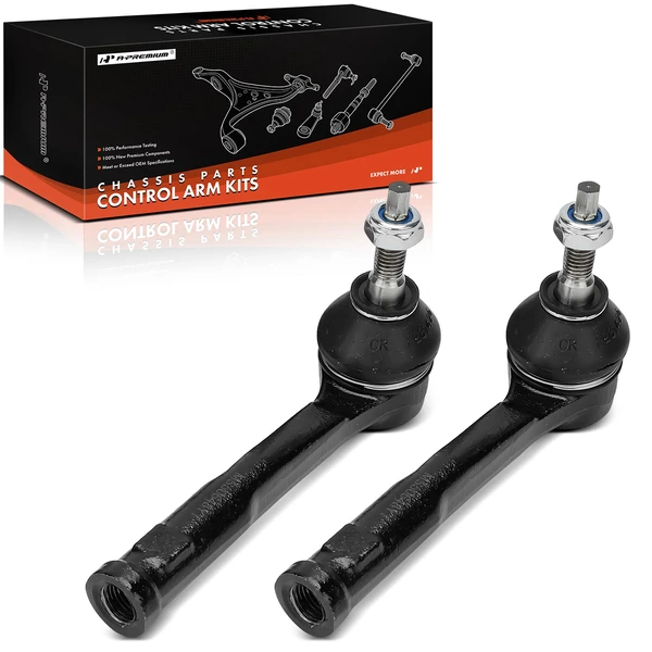 2 Pcs Front Outer Tie Rod End Kit for Fiat 500L 2014-2020