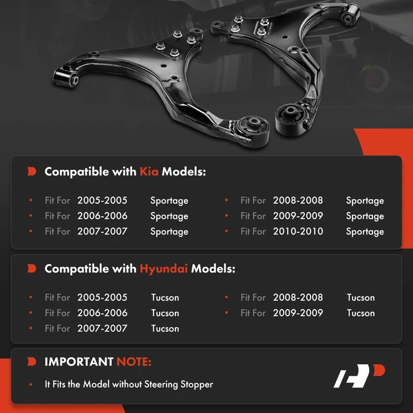 2-Pc Control Arm, Front Side A-Premium APCA4959