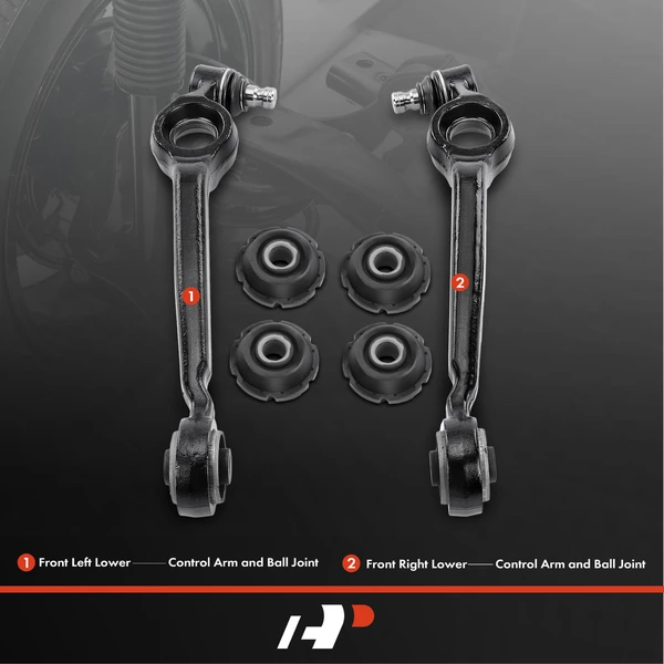 2-Pc Control Arm and Ball Joint Kit, Front Lower with Ball Joint A-Premium APCA4967