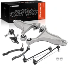 8 Pcs Front Control Arm & Sway Bar Link & Tie Rod End