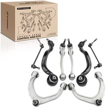 2008-2014 BMW X6 A Set of 8 Control Arm and Sway Bar Link Kit Front Side A-Premium APCA4973