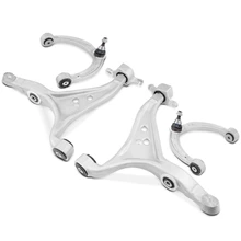 4 Pcs Front Lower & Upper Control Arm