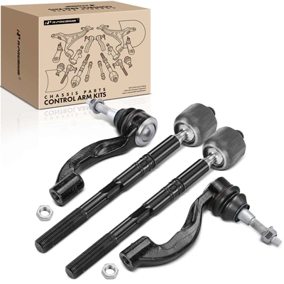 4 Pcs Inner & Outer Steering Tie Rod End