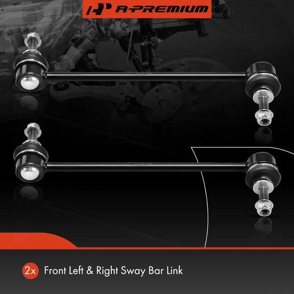 Sway Bar Link, Front Side, A-Premium APCA7085